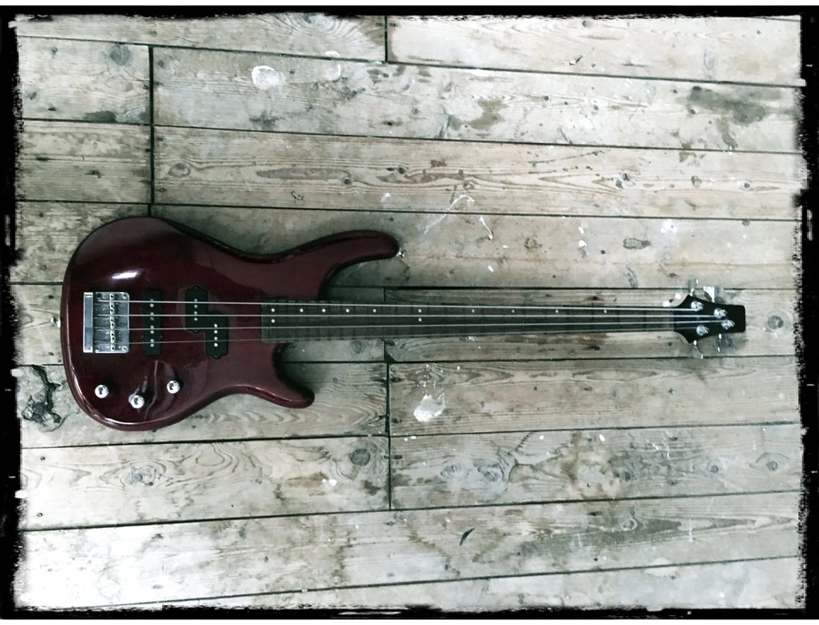 Cort long scale met P/J (fretless)